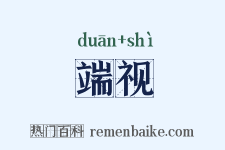 端视是什么意思的图片